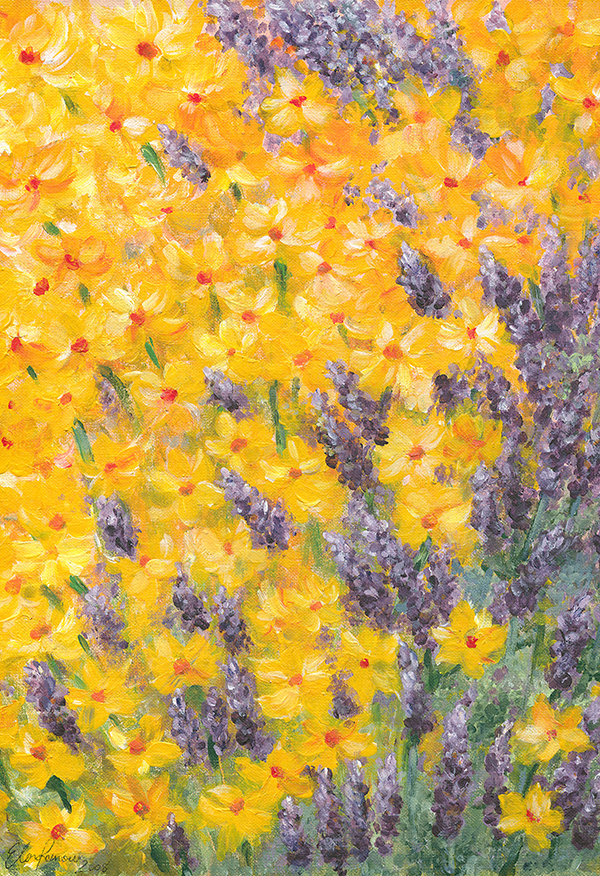 Daisy Meadow Original Art - See Details