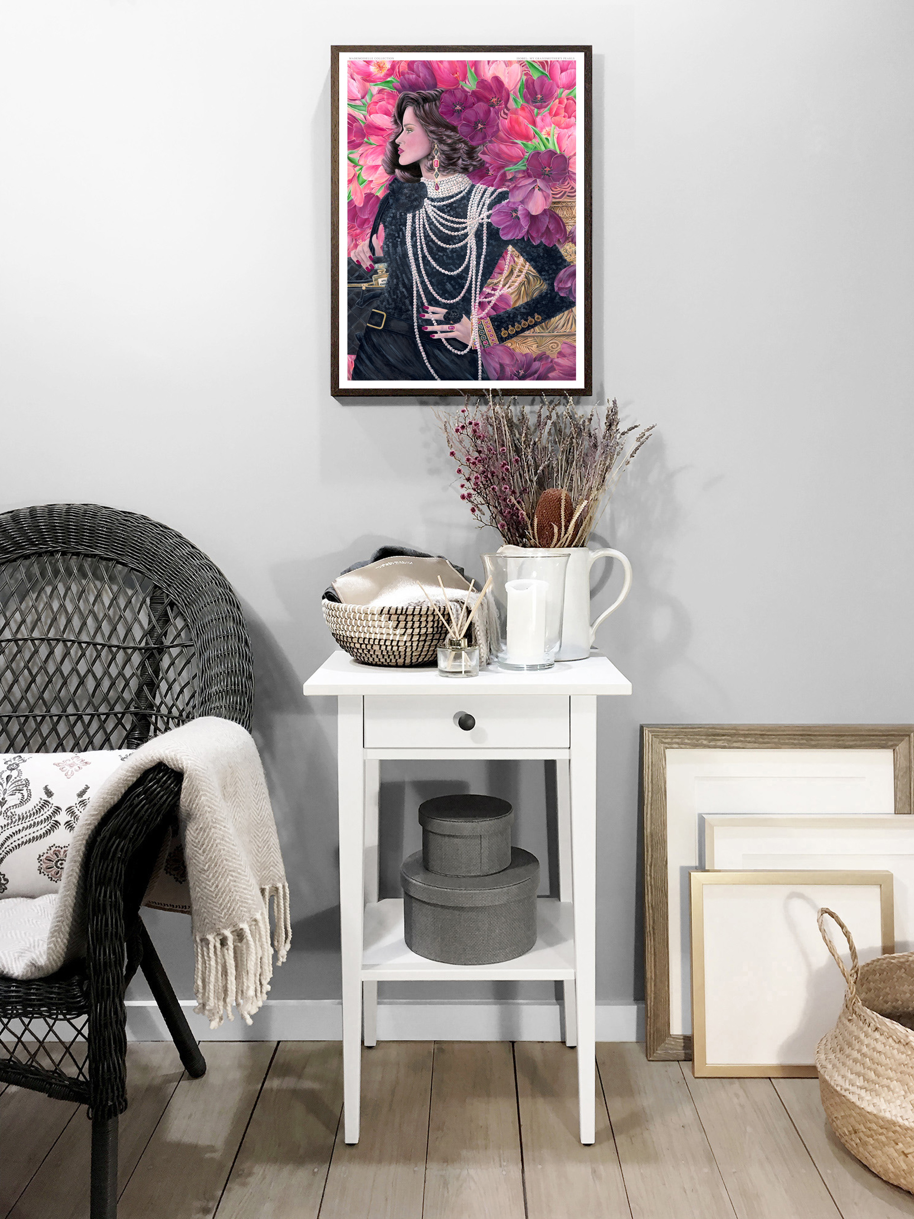 Isobel: My Grandmother's Pearls Fine Art Print
