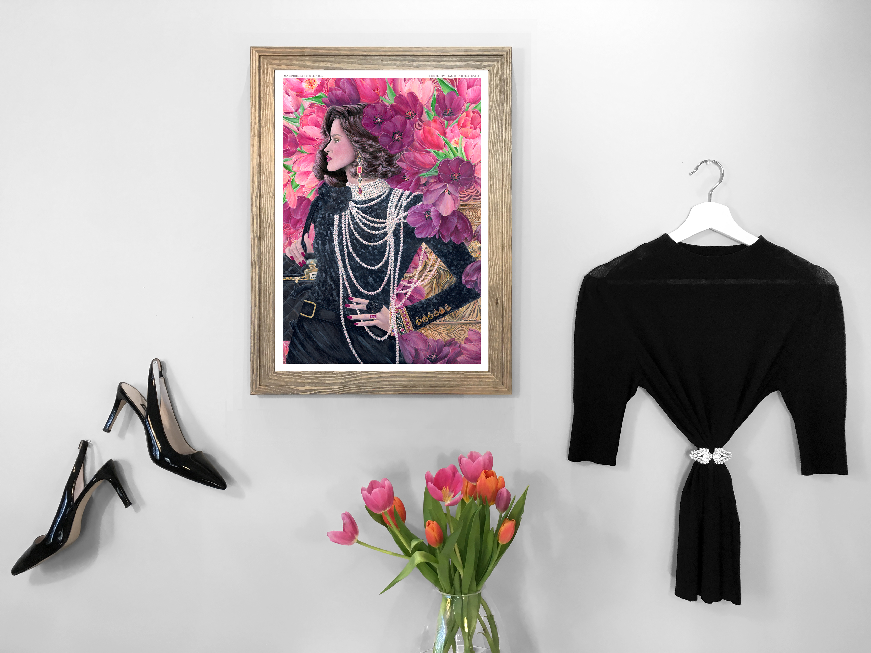 Isobel: My Grandmother's Pearls Fine Art Print