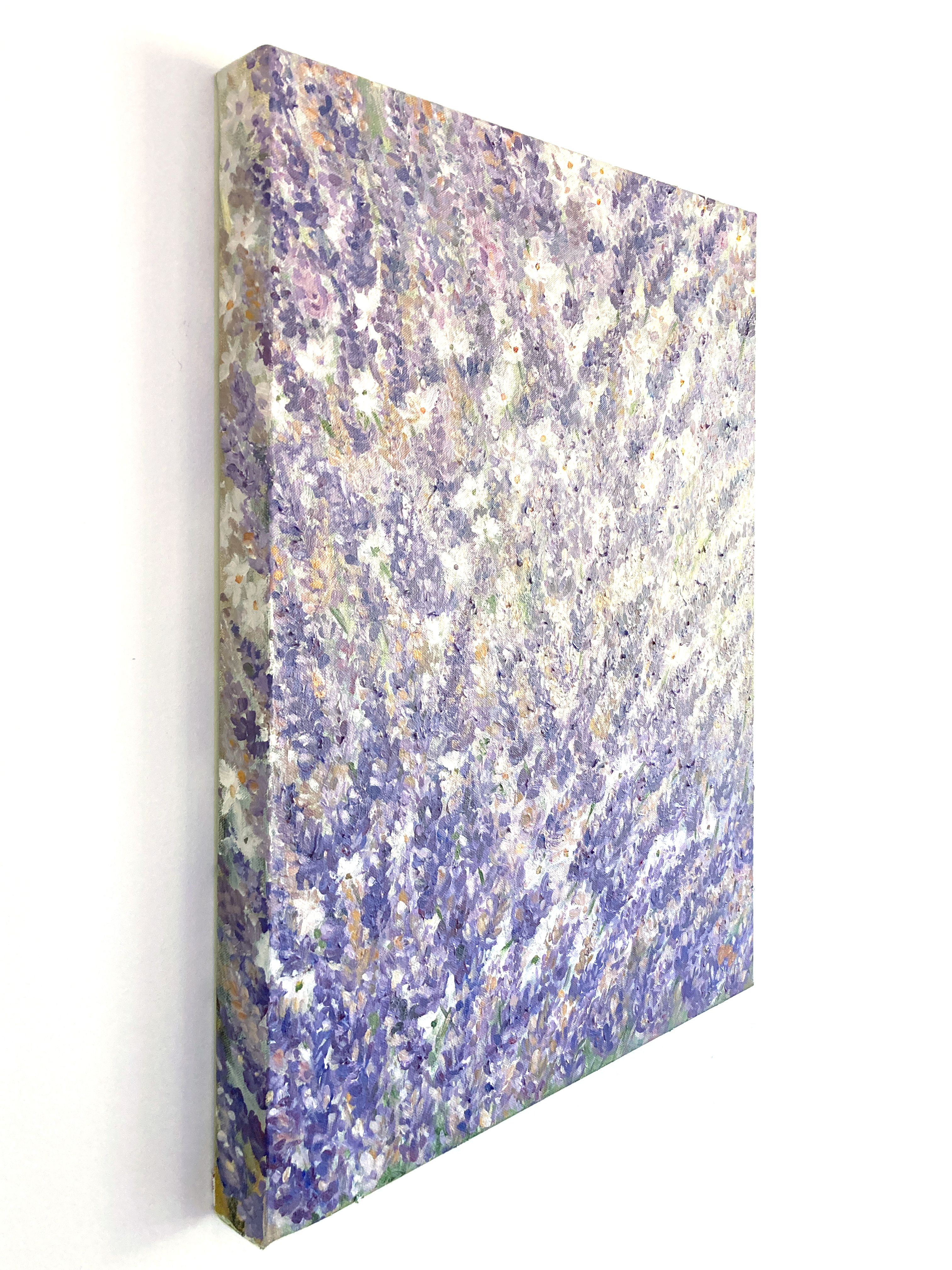 EM Lavender Fields Original Art by Elena Panow